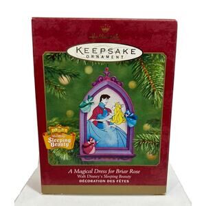 2001 Hallmark Disney Sleeping Beauty Ornament - A Magical Dress for Briar Rose